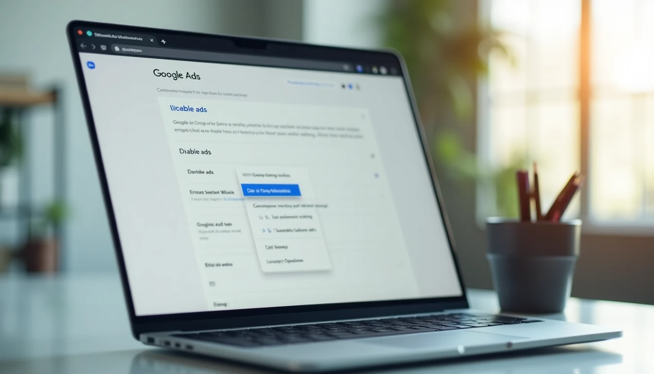 Google ads settings désactiver : mode d'emploi complet